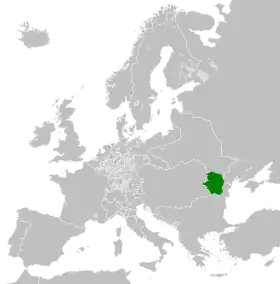 Localização de Țara Moldovei