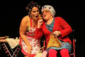 Margarida Camacho e Mónica Kahlo em Vovó Ganza