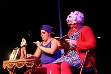 Sílvia Raposo e Mónica Kahlo em Vovó Ganza