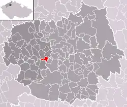 Localização de Vrbičany