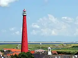 Farol chamado de Lange Jaap em Huisduinen