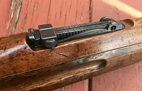 Alça de mira tangente.