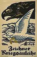 Um pôster de empréstimo de guerra alemão, 1917.