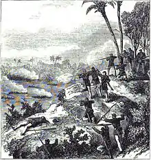 Enfrentamento no Chaco (Harper's Weekly, 1868).