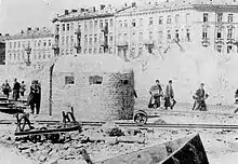 Bunkers do gueto de Varsóvia, na rua Muranowska (1944)