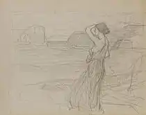 Estudo, 1916, 22 x 18&nbsp;cm.