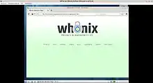 Tor Browser modificado para Whonix sobre KVM.