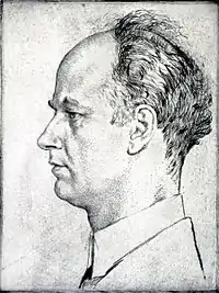 Wilhelm Furtwängler, maestro (1928)(água-forte)