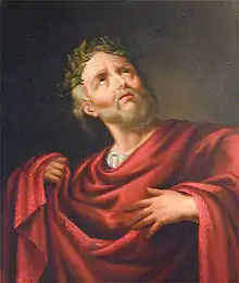 pintura de William Charles Macready (1793-1873) interpretando o papel de Virginius.