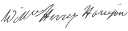 Assinatura de William Henry Harrison