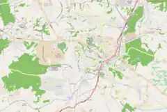 Localização de Wodzisław Śląski na Polónia