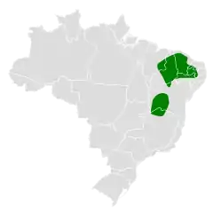 Mapa do Brasil.