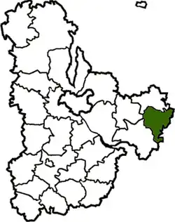 Localização de Raion de Sambir