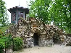 A geleira do parque Caillebotte.