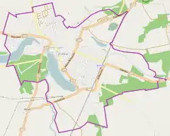 Localização de Złotów na Polónia