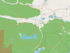 Localização de Zaklików na Polónia