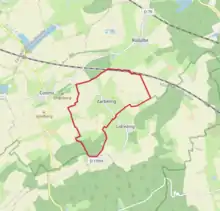 Mapa OpenStreetMap (OSM) de Zarbeling, Moselle