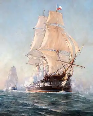 Zarpe de la Primera Escuadra