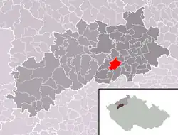 Localização de Zbrašín