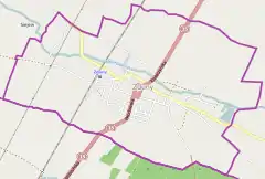 Localização de Zduny na Polónia