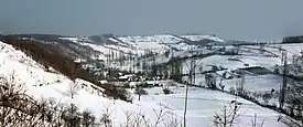 Vue de Kaludra en hiver