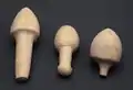 Conjunto de ídolos "pinha", Museu Nacional de Arqueologia, Calcolítico Inicial Finais 4º - inícios 3º milénio a.C., Calcário.