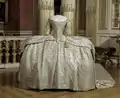 Vestido de casamento de Sofia Madalena da Dinamarca, 1766. "The Royal Armoury", Suécia.