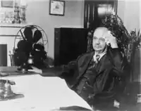 Vice-presidente Curtis durante o verão de 1929