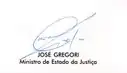 Assinatura de José Gregori