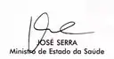 Assinatura de José Serra