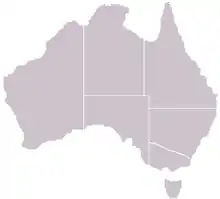 Map of Australia
