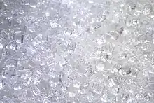 large white sugar crystals