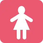 A common emoji depiction (in pink; Twemoji pictured)