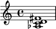 <c'd'aes fis'>1