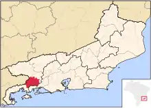 Localização de Rio Claro no Rio de Janeiro
